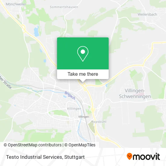 Карта Testo Industrial Services