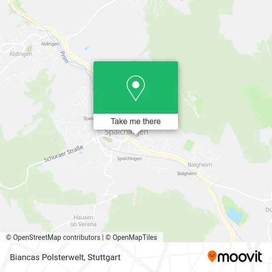 Biancas Polsterwelt map