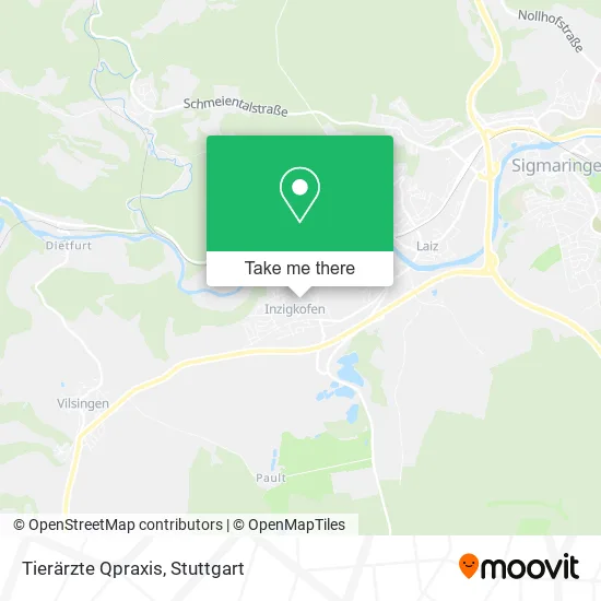 Карта Tierärzte Qpraxis