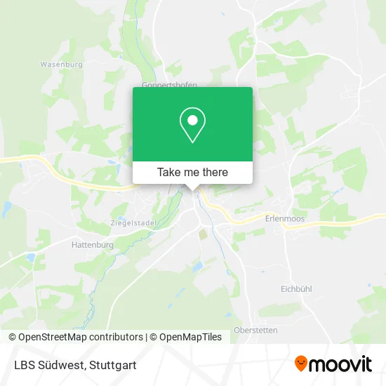 Карта LBS Südwest