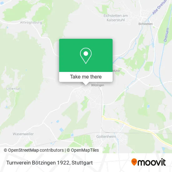 Карта Turnverein Bötzingen 1922