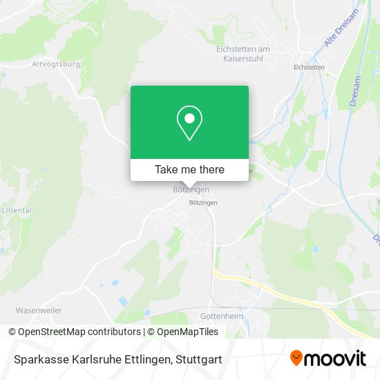 Sparkasse Karlsruhe Ettlingen map