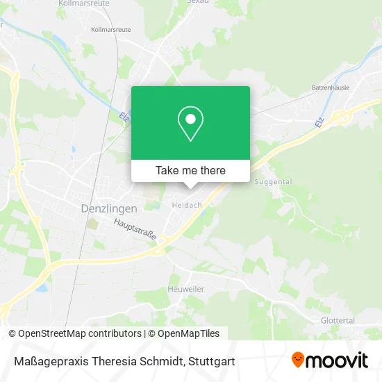 Карта Maßagepraxis Theresia Schmidt