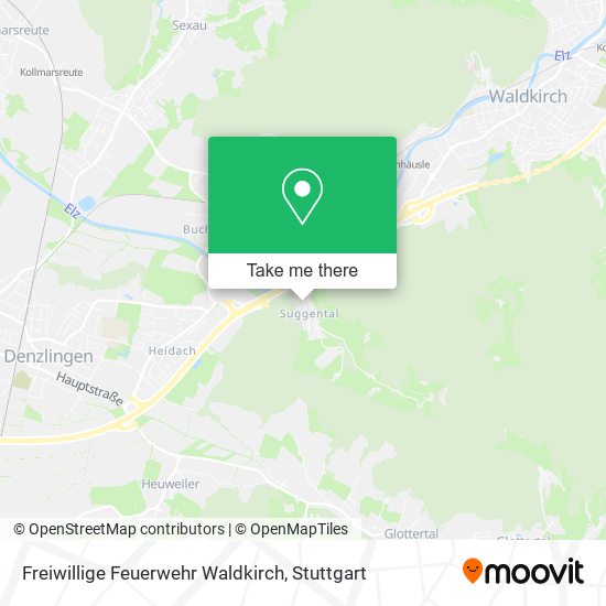Карта Freiwillige Feuerwehr Waldkirch