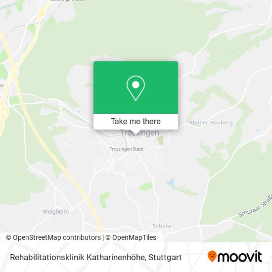 Rehabilitationsklinik Katharinenhöhe map
