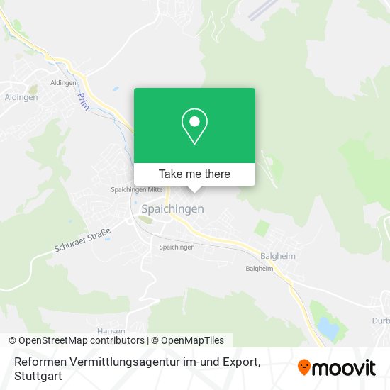 Reformen Vermittlungsagentur im-und Export map