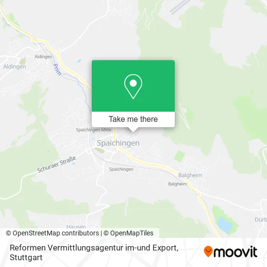 Карта Reformen Vermittlungsagentur im-und Export