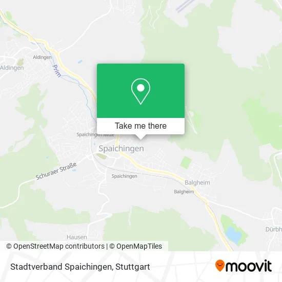 Карта Stadtverband Spaichingen