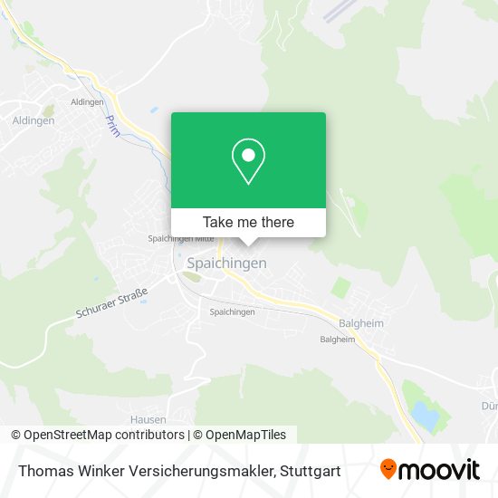 Thomas Winker Versicherungsmakler map