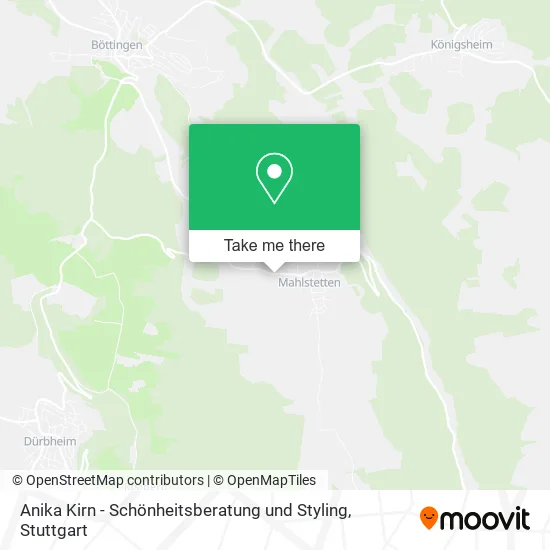 Карта Anika Kirn - Schönheitsberatung und Styling