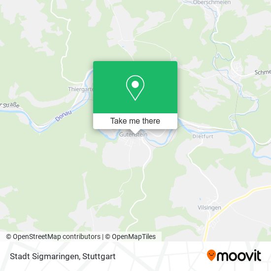 Stadt Sigmaringen map
