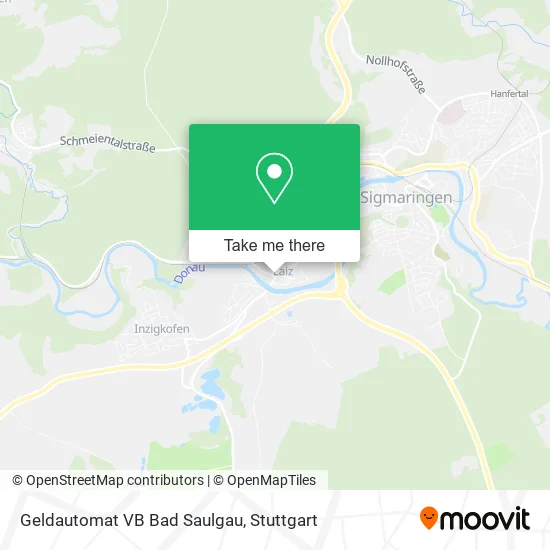 Карта Geldautomat VB Bad Saulgau