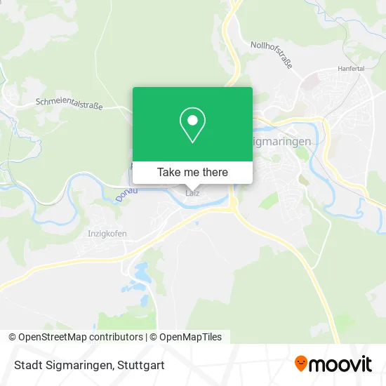 Карта Stadt Sigmaringen