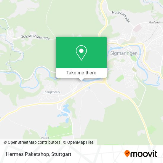 Карта Hermes Paketshop