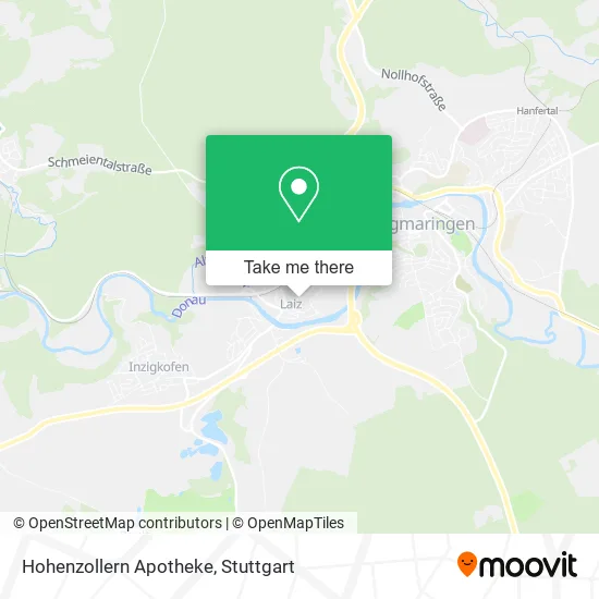 Карта Hohenzollern Apotheke