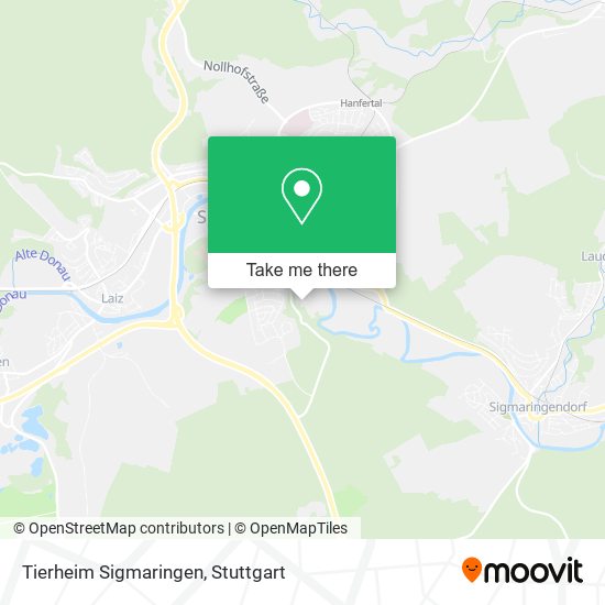 Карта Tierheim Sigmaringen