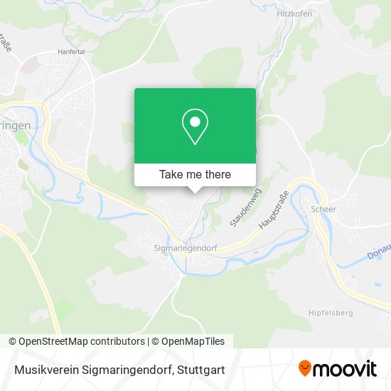Карта Musikverein Sigmaringendorf