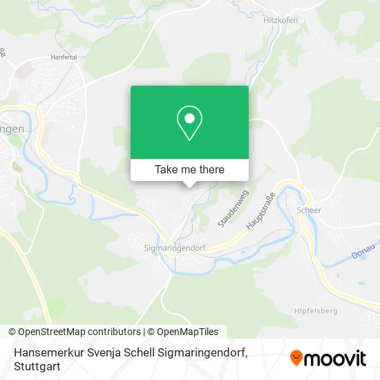 Карта Hansemerkur Svenja Schell Sigmaringendorf