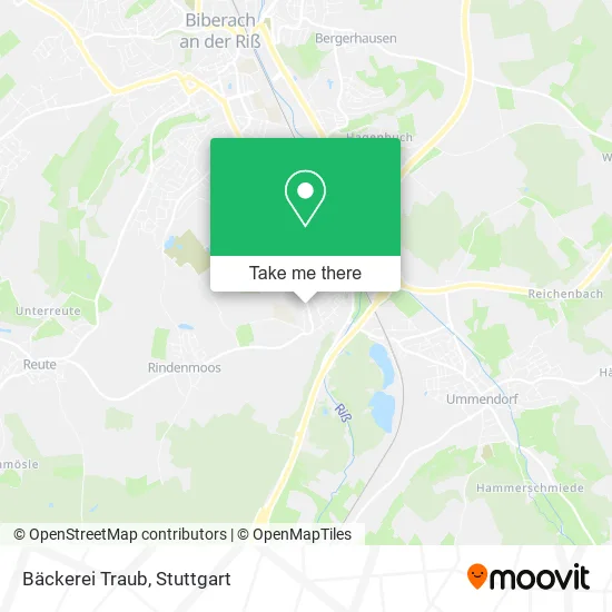 Карта Bäckerei Traub