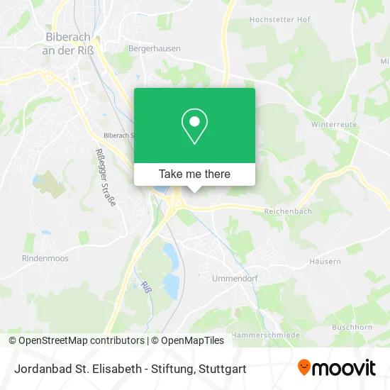 Карта Jordanbad St. Elisabeth - Stiftung