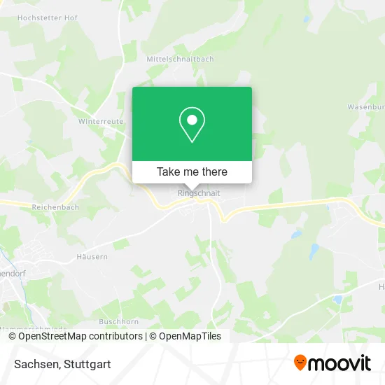 Карта Sachsen