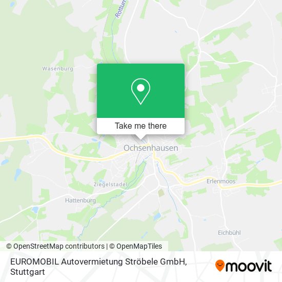 EUROMOBIL Autovermietung Ströbele GmbH map