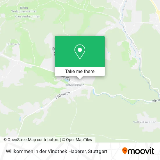 Карта Willkommen in der Vinothek Haberer