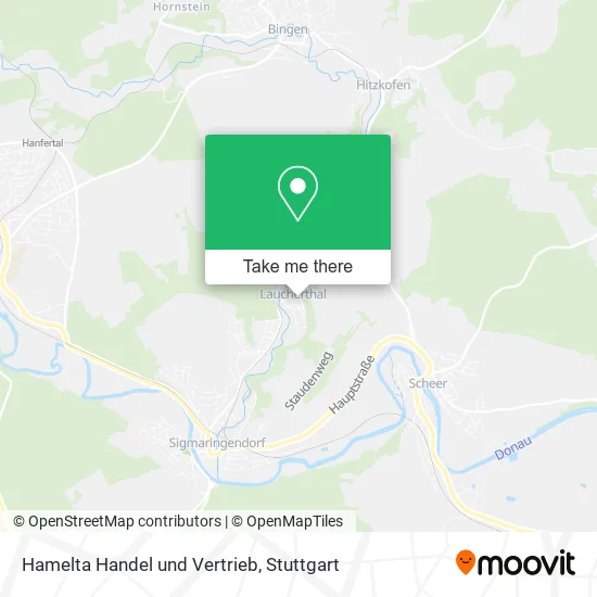Карта Hamelta Handel und Vertrieb