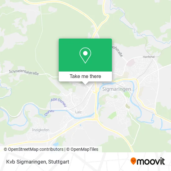 Карта Kvb Sigmaringen