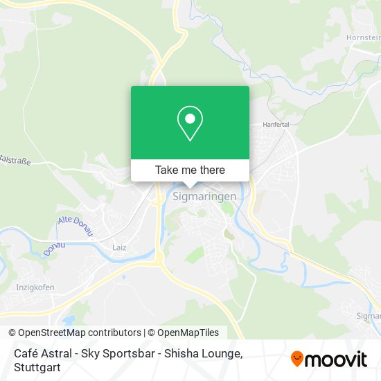 Café Astral - Sky Sportsbar - Shisha Lounge map