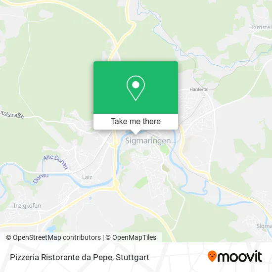 Карта Pizzeria Ristorante da Pepe