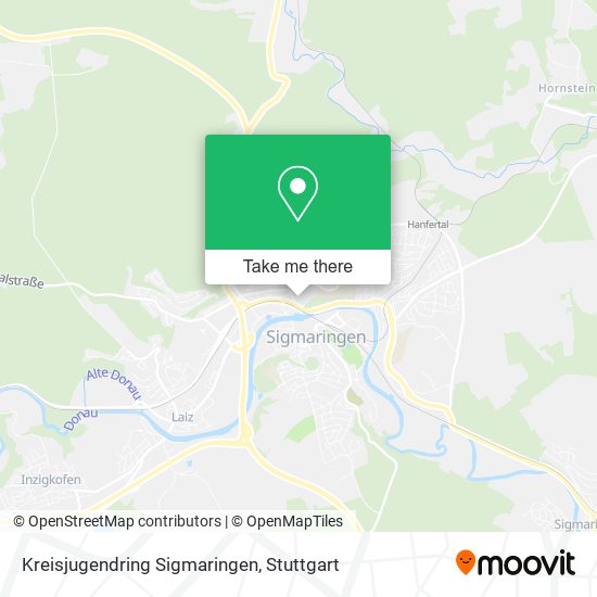 Карта Kreisjugendring Sigmaringen