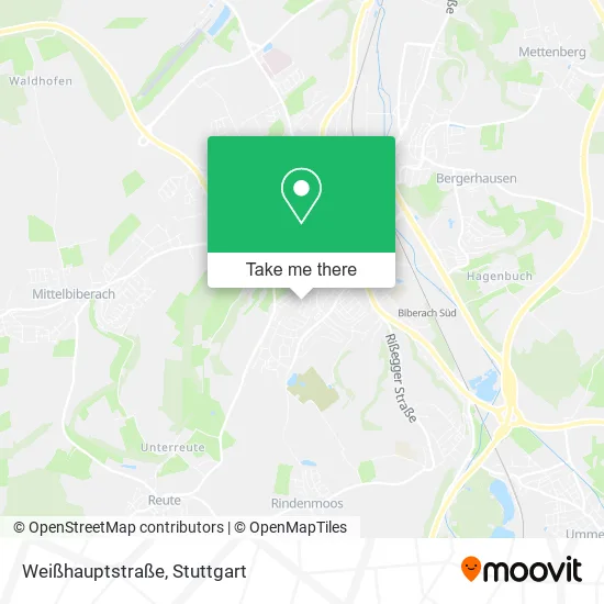 Карта Weißhauptstraße