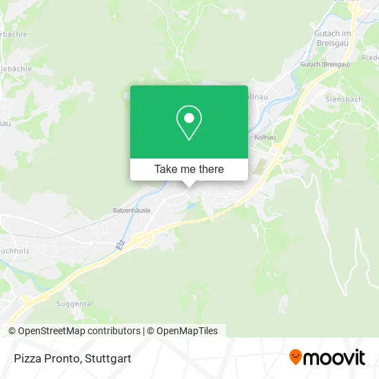 Карта Pizza Pronto