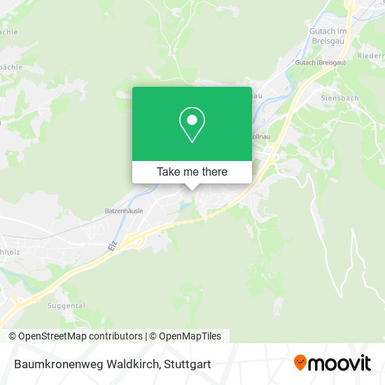 Карта Baumkronenweg Waldkirch