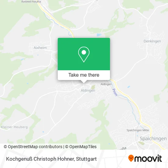 Карта Kochgenuß Christoph Hohner