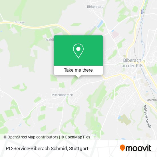 PC-Service-Biberach Schmid map
