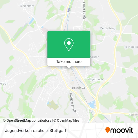 Карта Jugendverkehrsschule