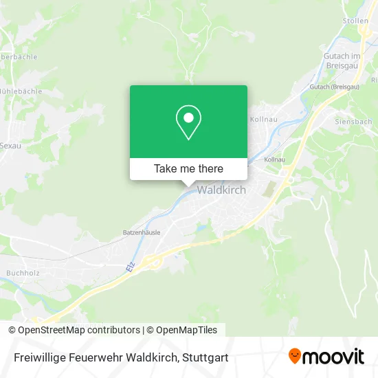 Карта Freiwillige Feuerwehr Waldkirch