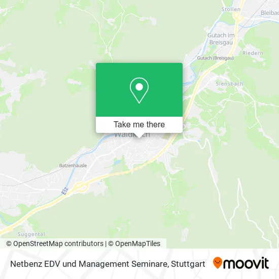 Карта Netbenz EDV und Management Seminare