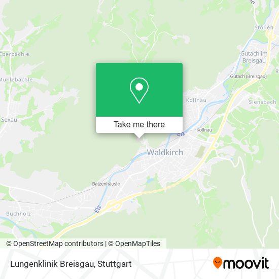 Lungenklinik Breisgau map