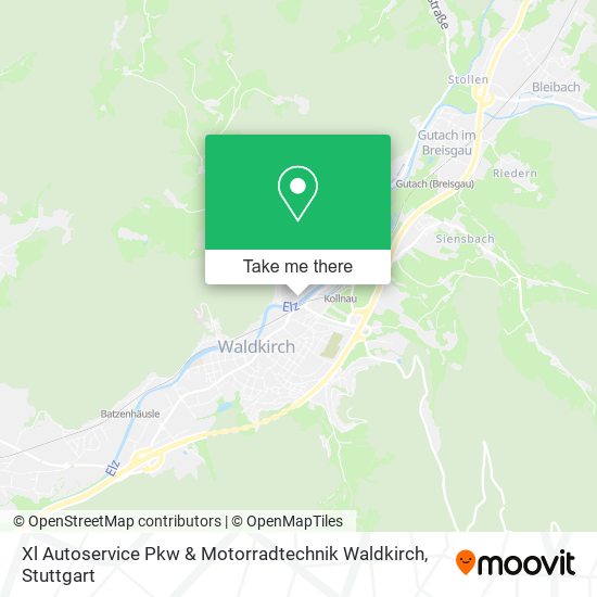 Xl Autoservice Pkw & Motorradtechnik Waldkirch map