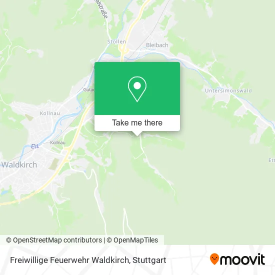 Карта Freiwillige Feuerwehr Waldkirch