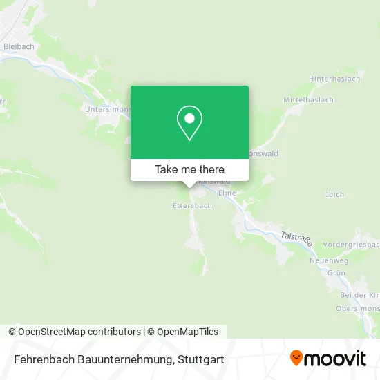 Карта Fehrenbach Bauunternehmung
