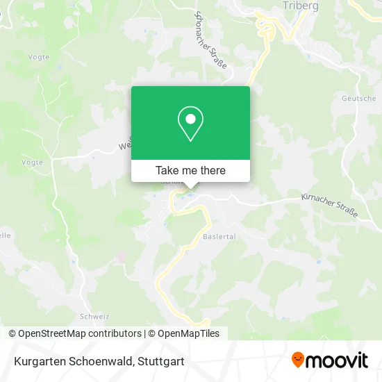 Карта Kurgarten Schoenwald