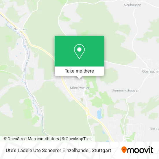 Карта Ute's Lädele Ute Scheerer Einzelhandel