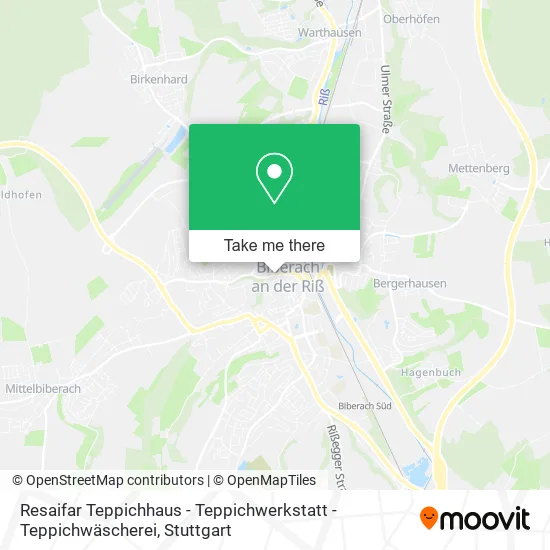 Карта Resaifar Teppichhaus - Teppichwerkstatt - Teppichwäscherei