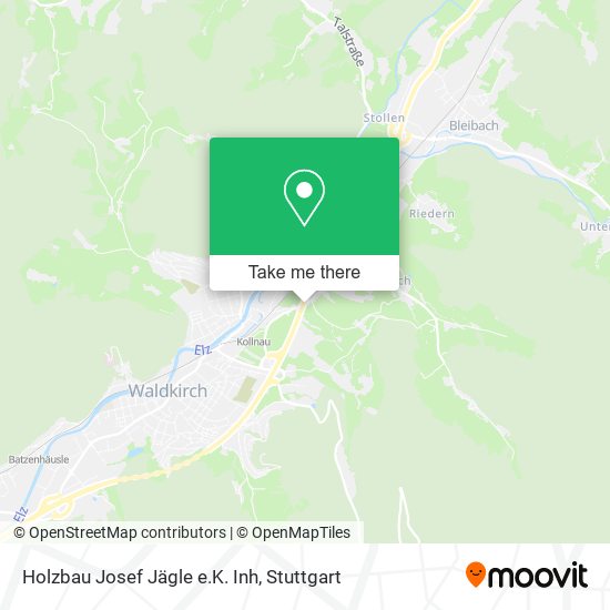 Holzbau Josef Jägle e.K. Inh map