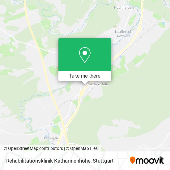 Rehabilitationsklinik Katharinenhöhe map