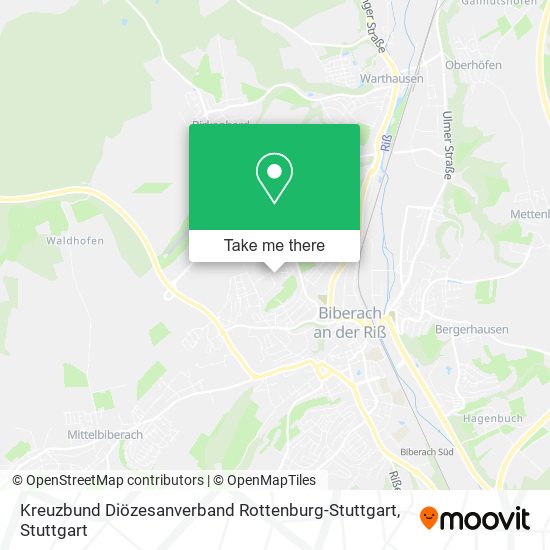 Kreuzbund Diözesanverband Rottenburg-Stuttgart map